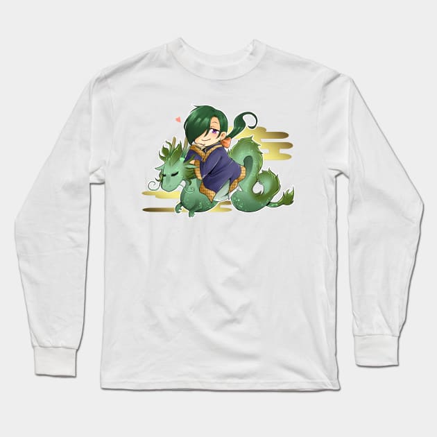 Ryokuryuu Long Sleeve T-Shirt by Kamapon's Workshop